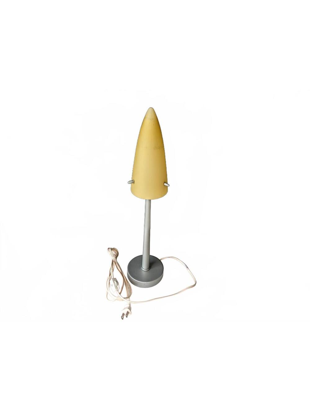 IKEA Kvintett B9421 Table Lamp Taiwan | Postmodern Yellow Bullet Mushroom Light - Picture 3 of 6
